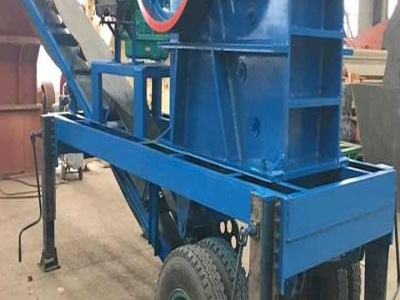 Portable jaw crusher plant